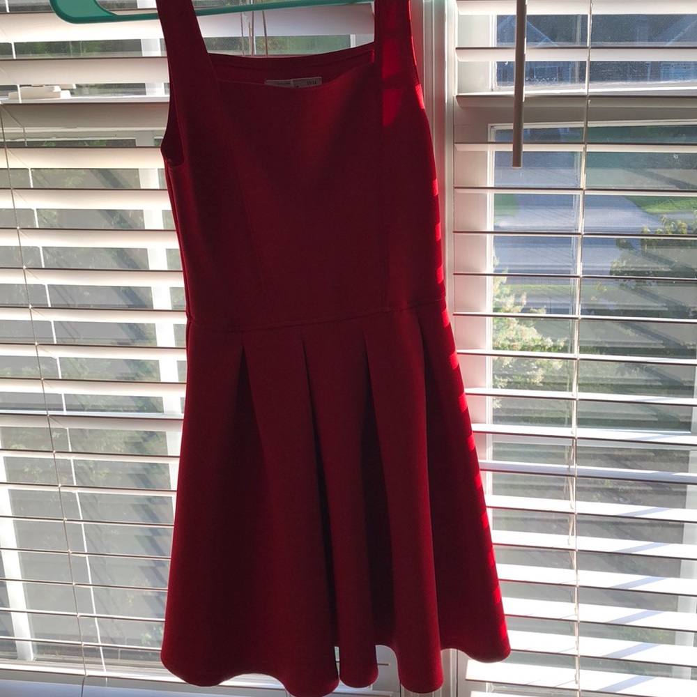 A red dress